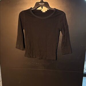 Self Esteem Black Long Sleeve Women's Top